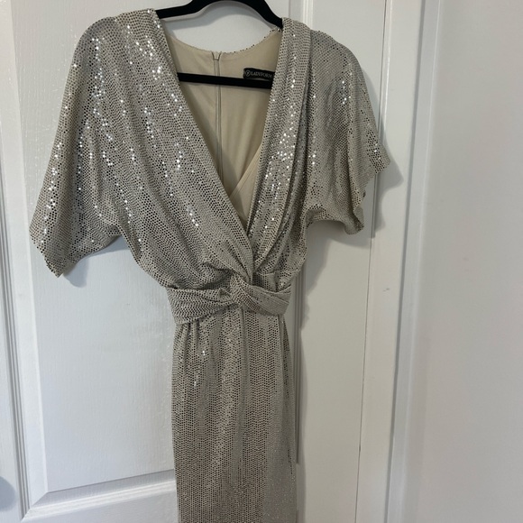 Ladyform Silver Sequin Dress - Picture 2 of 5